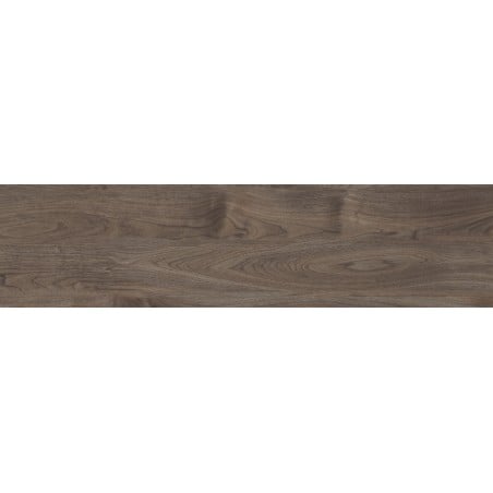 Mexen Riga Choco grès émaillé rectifié G1, carreaux effet bois pour sol et mur 120 x 30 cm, mat - TL713-120-030-02