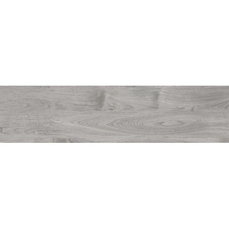 Mexen Riga Grès gris émaillé rectifié G1, carreau effet bois pour sol et mur 120 x 30 cm, mat - TL713-120-030-04