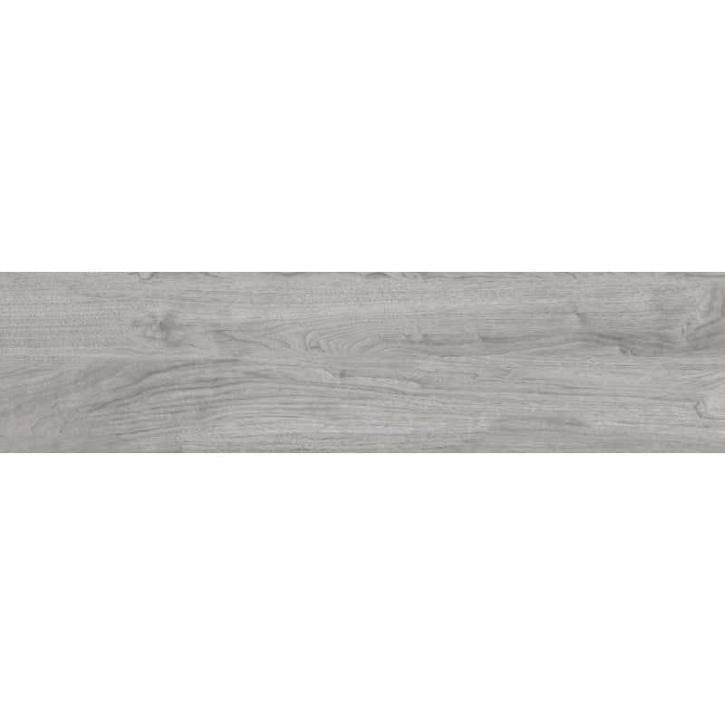 Mexen Riga Grès gris émaillé rectifié G1, carreau effet bois pour sol et mur 120 x 30 cm, mat - TL713-120-030-04