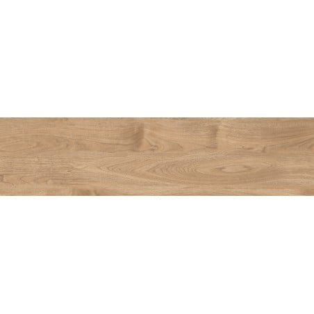 Mexen Riga Gres émaillé rectifié Honey G1, carreau effet bois pour sol et mur 120 x 30 cm, mat - TL713-120-030-06