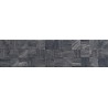 Mexen Riga Lyon Black grès émaillé rectifié G1, carreau mural imitation bois 120 x 30 cm, mat - TL713-120-030-50