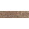 Mexen Riga Lyon Brown grès émaillé rectifié G1, carreau mural aspect bois 120 x 30 cm, mat - TL713-120-030-51