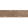Mexen Riga Lyon Brown grès émaillé rectifié G1, carreau mural aspect bois 120 x 30 cm, mat - TL713-120-030-51
