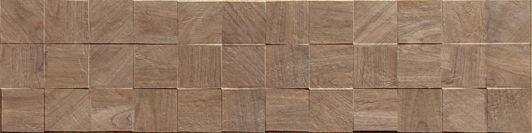 Mexen Riga Lyon Brown grès émaillé rectifié G1, carreau mural aspect bois 120 x 30 cm, mat - TL713-120-030-51