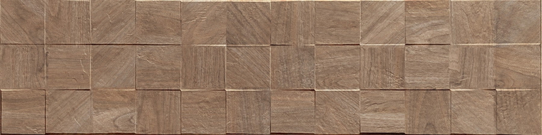 Mexen Riga Lyon Brown grès émaillé rectifié G1, carreau mural effet bois 120 x 30 cm, mat - TL713-120-030-51