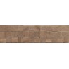 Mexen Riga Lyon Brown grès émaillé rectifié G1, carreau mural aspect bois 120 x 30 cm, mat - TL713-120-030-51