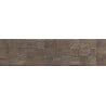 Mexen Riga Lyon Choco carrelage émaillé rect. G1, carreau mural effet bois 120 x 30 cm, mat - TL713-120-030-52