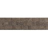 Mexen Riga Lyon Choco grès émaillé rect. G1, carreau mural aspect bois 120 x 30 cm, mat - TL713-120-030-52