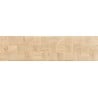 Mexen Riga Lyon Crema grès émaillé rectifié G1, carreau mural effet bois 120 x 30 cm, mat - TL713-120-030-53