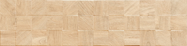 Mexen Riga Lyon Crema grès émaillé rectifié G1, carreau mural effet bois 120 x 30 cm, mat - TL713-120-030-53