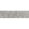 Mexen Riga Lyon Grey grès émaillé rectifié G1, carreau mural effet bois 120 x 30 cm, mat - TL713-120-030-54