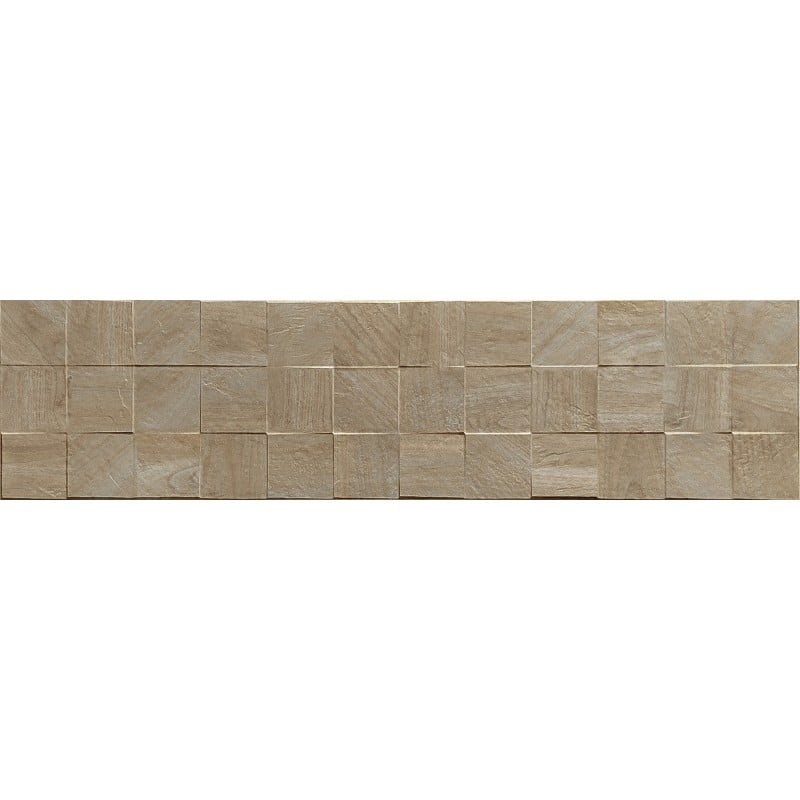 Mexen Riga Lyon Grigio grès émaillé rectifié G1, carreau mural effet bois 120 x 30 cm, mat - TL713-120-030-55