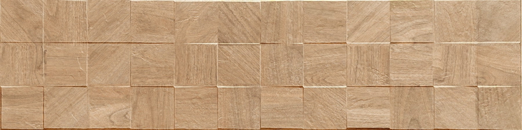 Mexen Riga Lyon Honey grès émaillé rect. G1, carreau mural effet bois 120 x 30 cm, mat - TL713-120-030-56