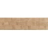 Mexen Riga Lyon Honey grès émaillé rectifié. G1, carreau mural à aspect bois 120 x 30 cm, mat - TL713-120-030-56