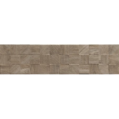 Mexen Riga Lyon Natural grès émaillé rectifié. G1, carreau mural imitation bois 120 x 30 cm, mat - TL713-120-030-57