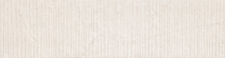 Mexen Flamingo Mayolica Bianco grès émaillé rectifié G1, carreau mural 120 x 30 cm, carving - TL715-120-030-50