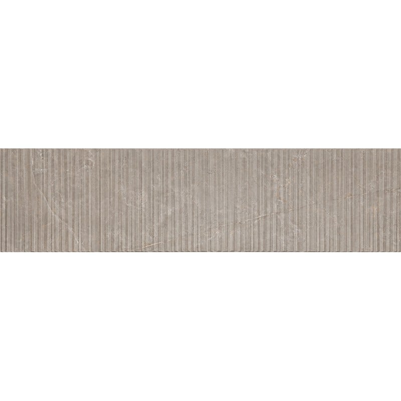 Mexen Flamingo Mayolica Mocha grès émaillé rectifié G1, carreau mural 120 x 30 cm, carving - TL715-120-030-53