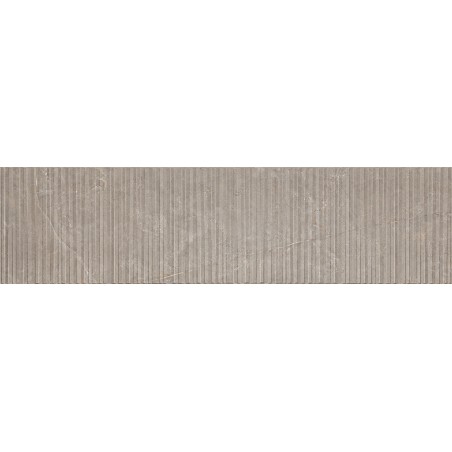 Mexen Flamingo Mayolica Mocha grès émaillé rectifié G1, carreau mural 120 x 30 cm, carving - TL715-120-030-53