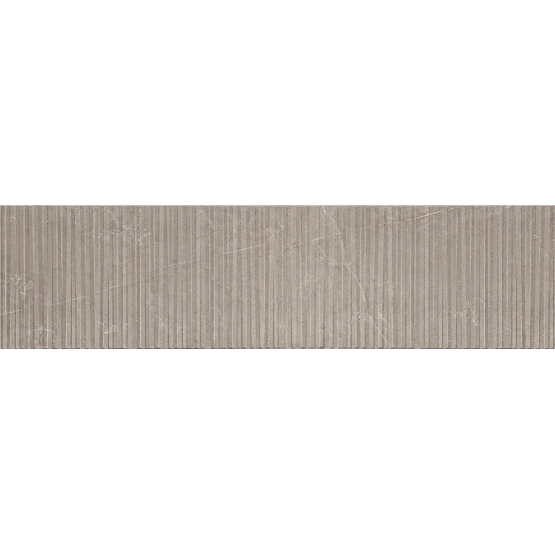 Mexen Flamingo Mayolica Mocha grès émaillé rectifié G1, carreau mural 120 x 30 cm, carving - TL715-120-030-53