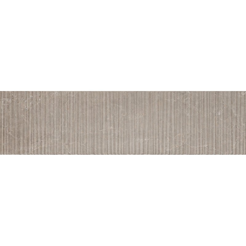 Mexen Flamingo Mayolica Mocha grès émaillé rectifié G1, carreau mural 120 x 30 cm, carving - TL715-120-030-53