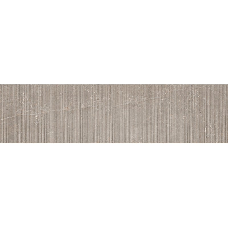 Mexen Flamingo Mayolica Mocha grès émaillé rectifié G1, carreau mural 120 x 30 cm, carving - TL715-120-030-53