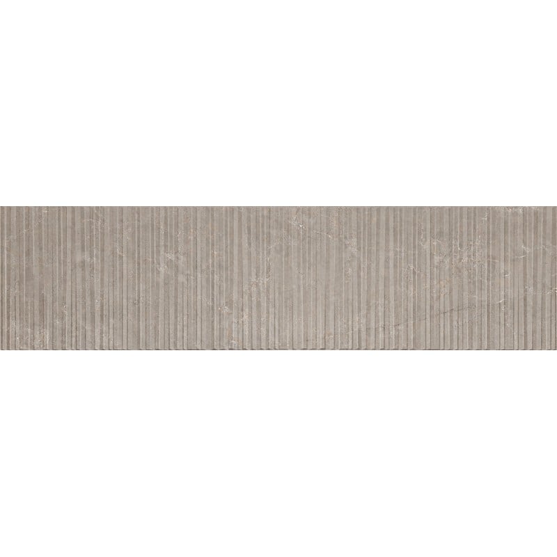 Mexen Flamingo Mayolica Mocha grès émaillé rectifié G1, carreau mural 120 x 30 cm, carving - TL715-120-030-53