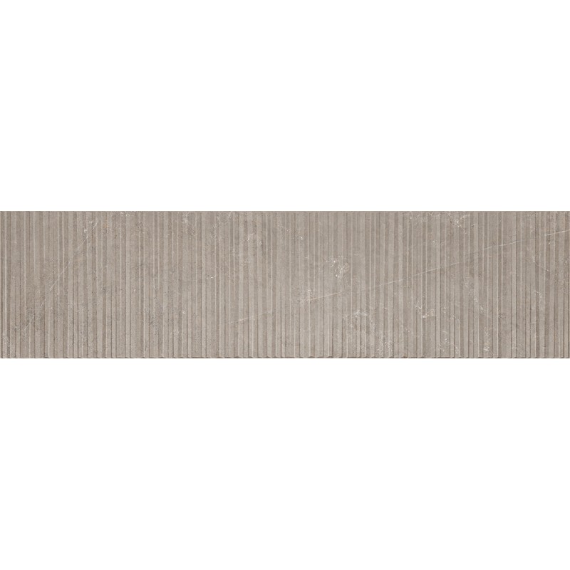 Mexen Flamingo Mayolica Mocha grès émaillé rectifié G1, carreau mural 120 x 30 cm, carving - TL715-120-030-53