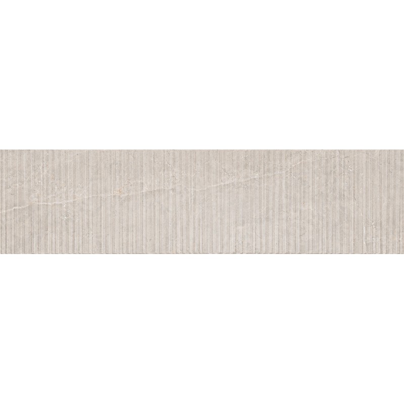 Mexen Flamingo Mayolica Naturel grès émaillé rectifié G1, carreau mural 120 x 30 cm, carving - TL715-120-030-54
