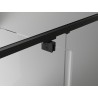 Mexen Exo-R 3S cabine de douche à 3 parois pivotante 120 x 85 cm, transparente, noire - 819-120-085-70-00-3S