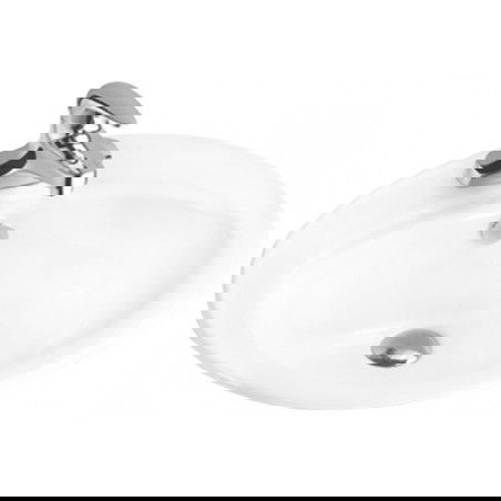 Mexen Selma lavabo encastré dans le comptoir 56 x 46 cm, Blanc - 25085600