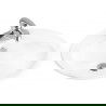 Mexen Selma lavabo encastré dans le comptoir 56 x 46 cm, Blanc - 25085600