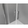 Mexen Exo-S Duo 3S cabine de douche à 3 parois coulissante 190 x 85 cm, transparent, chrome - 8152-190-085-01-00-3S