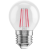 Mexen Vintis Ampoule filament LED E27, G45, 4W, 55 lm, rouge - L156-E27-04XX-45