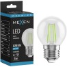 Mexen Vintis Ampoule filament LED E27, G45, 4W, 55 lm, vert - L156-E27-04XX-46