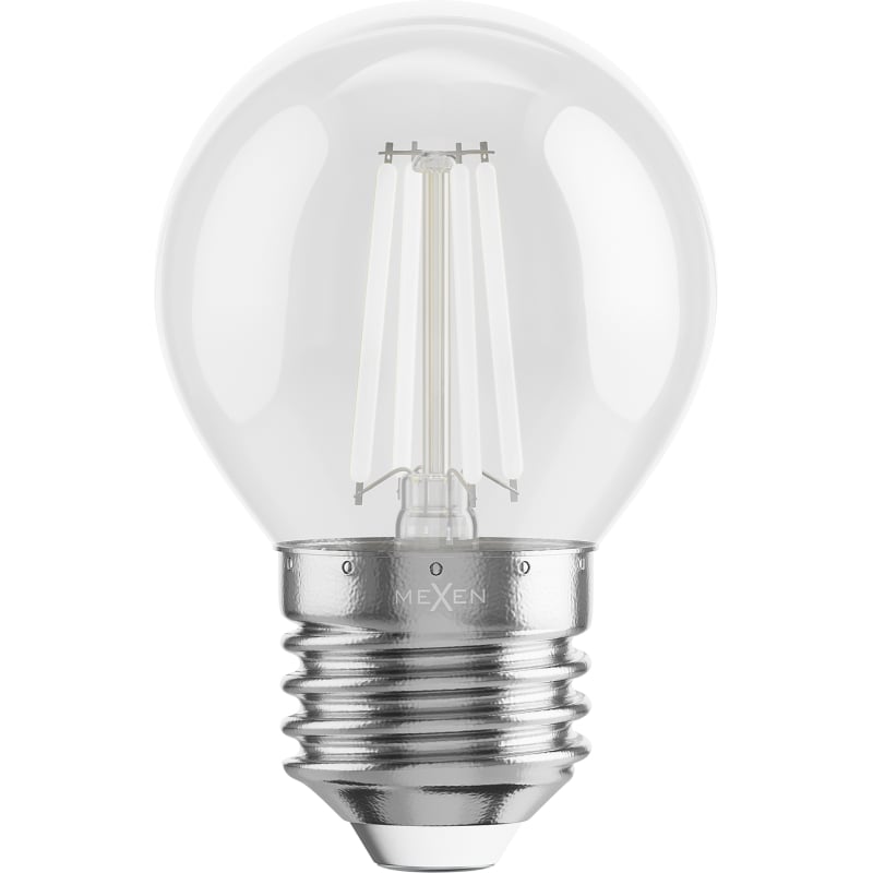 Mexen Vintis Ampoule filament LED E27, G45, 4W, 55 lm, bleue - L156-E27-04XX-47