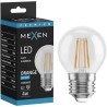 Mexen Vintis Ampoule LED filament E27, G45, 4W, 55 lm, orange - L156-E27-04XX-48