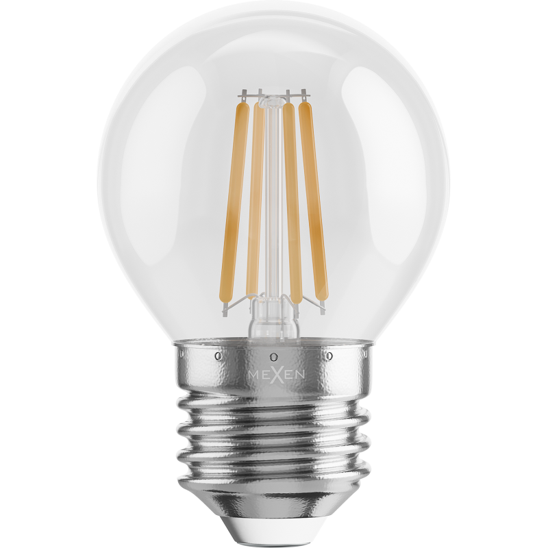 Mexen Vintis Ampoule LED filament E27, G45, 4W, 55 lm, orange - L156-E27-04XX-48