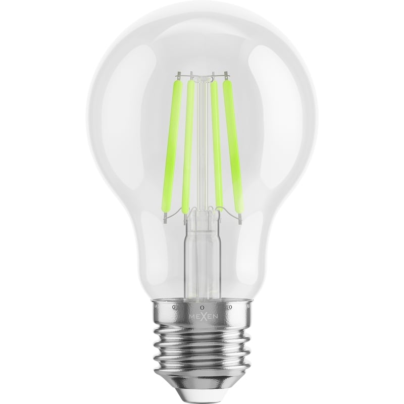 Mexen Vintis 6x Ampoule filament LED E27, A60, 4W, 55 lm, vert - L150-E27-04XX-46x06