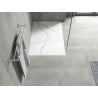 Mexen Hugo receveur de douche rectangulaire SMC 120 x 70 cm, pierre blanche - 42157012