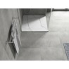 Mexen Hugo receveur de douche carré SMC 70 x 70 cm, pierre blanche - 42157070