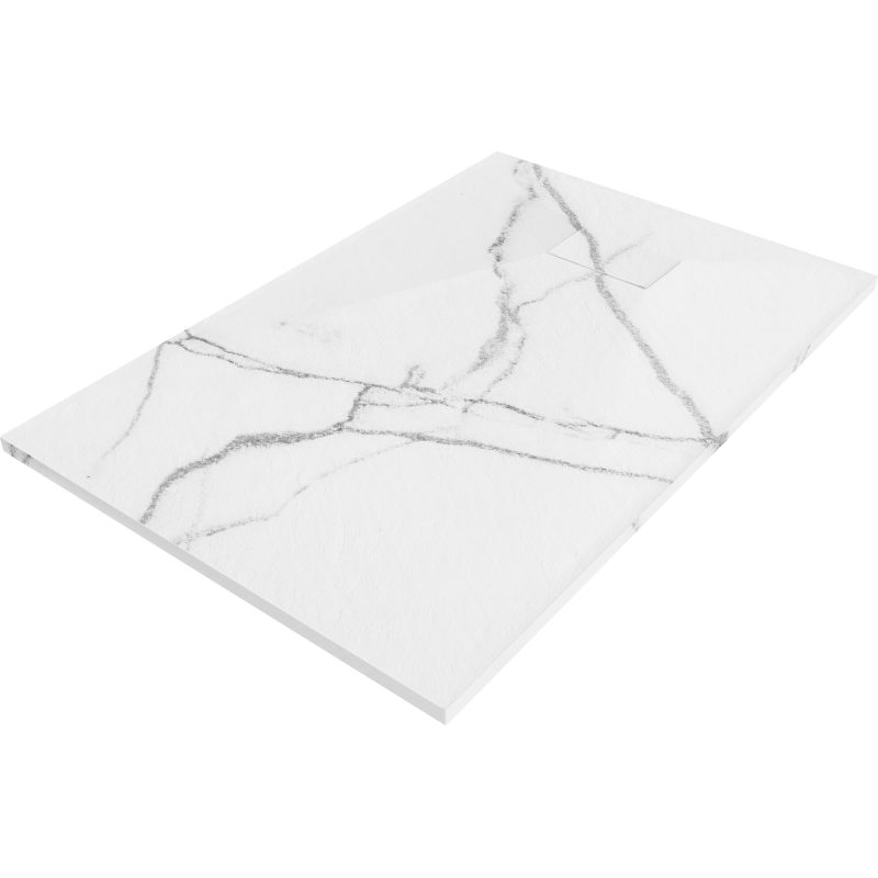 Mexen Hugo receveur de douche rectangulaire SMC 90 x 70 cm, pierre blanche - 42157090