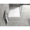 Mexen Hugo receveur de douche rectangulaire SMC 130 x 80 cm, pierre blanche - 42158013