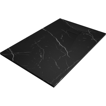 Mexen Hugo receveur de douche rectangulaire SMC 80 x 70 cm, pierre noire - 42757080