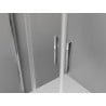 Mexen Exo-3S cabine de douche 3 parois coulissante 190 x 100 cm, transparent, chrome - 8152-190-100-01-00-3S