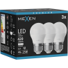 Mexen Nova 3x Ampoule LED E27, G45, 4W, Neutre - 4000K, 420 lm - L101-E27-0440-01x03