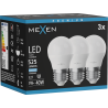Mexen Nova 3x Ampoule LED E27, G45, 5W, Froid - 6500K, 525 lm - L101-E27-0565-01x03