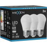 Mexen Nova 3x Ampoule LED E27, G45, 8W, Neutre - 4000K, 840 lm - L101-E27-0840-01x03