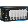 Mexen Nova 6x Ampoule LED E27, G45, 9W, Froid - 6500K, 945 lm - L101-E27-0965-01x06