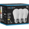 Mexen Nova 3x Ampoule LED E27, G45, 10W, Chaude - 3000K, 1055 lm - L101-E27-1030-01x03