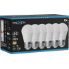 Mexen Nova 6x Ampoule LED E27, G45, 10W, Chaude - 3000K, 1055 lm - L101-E27-1030-01x06
